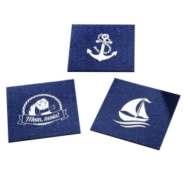 Σουβέρ Anchor/ship 42250 10cm Dark Blue Πολυέστερ