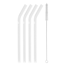 Καλαμάκια Γυάλινα Sorrento (Σετ 4Τμχ) 39500-601 23cm Clear Zwilling Γυαλί