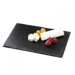 Πλατώ Σερβιρίσματος Ορθογώνιο Formaggio 296549 30x20cm Black Cilio Σχιστόλιθος