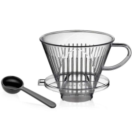 Καφετιέρα Εκχύλισης Coffee Dripper Με Κουταλάκι 345049 Φ13,5cm Clear Cilio Acrylic