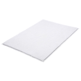 Πατάκι Μπάνιου Kansas 4018 White Kleine Wolke 60Χ90 60x90cm 100% Βαμβάκι