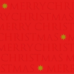 Χαρτοπετσέτες Χριστουγεννιάτικες Christmas Letters 333102727 33x33cm Red Paperproducts Design