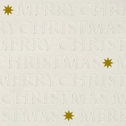 Χαρτοπετσέτες Χριστουγεννιάτικες Christmas Letters 325302859 25x25cm Off White Paperproducts Design