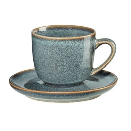 Φλυτζάνι Καφέ Με Πιατάκι Saisons 27110118 90ml Denim Asa Κεραμικό