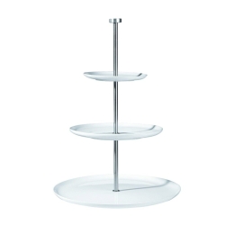 Ορντερβιέρα 3 Επιπέδων Grande 92151146 15/22/30x47cm White Asa Κεραμικό