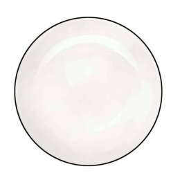 Πιάτο Γλυκού A table 1905113 21cm White-Black Asa Bone China 