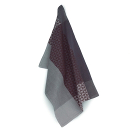 Πετσέτα Κουζίνας Henrik Dreieck Q 12293 70x50cm Grey-Bordeaux Kela 100% Βαμβάκι