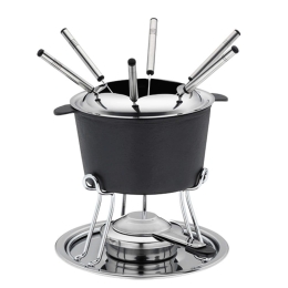 Φοντύ Με 6 Πιρουνάκια Comore 16639 Φ20x19,5cm Anthracite-Inox Kela Ανοξείδωτο Ατσάλι