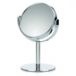 Καθρέπτης Επιτραπέζιος Selena 20657 Φ8x15cm Silver Kela Μέταλλο,Γυαλί