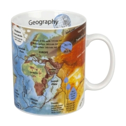 Κούπα Geography Knowledge 1113302078 490ml Multi Könitz Πορσελάνη