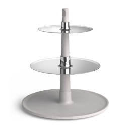 Ορντερβιέρα 3 Θέσεων Patore 30632 28,6/23/18x32,7cm Inox-White Zack Ανοξείδωτο Ατσάλι