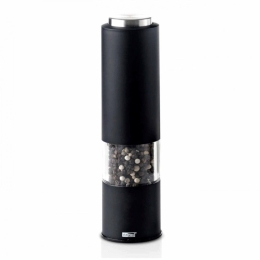 Μύλος Αλατιού/Πιπεριού Ηλεκτρικός Tropica Led EP22 21,5x5cm Black AdHoc Ακρυλικό,Ατσάλι