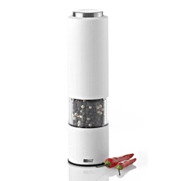 Μύλος Αλατιού/Πιπεριού Ηλεκτρικός Tropica Led EP23 21,5x5cm White AdHoc Ακρυλικό,Ατσάλι