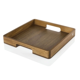 Δίσκος Σερβιρίσματος Τετράγωνος Serve ST22 40x40cm Natural AdHoc Ξύλο