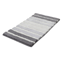 Πατάκι Μπάνιου Phoenix 4045 Silver Grey Kleine Wolke 60X60 Βαμβάκι-Πολυέστερ