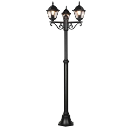Φωτιστικό Δαπέδου Livenza 405760332 58x200cm 3xE27 60W Black Trio Lighting