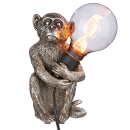 Φωτιστικό Επιτραπέζιο Monkey 37160 15x12x22cm Silver