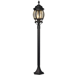 Φωτιστικό Δαπέδου Elvo 406960132 17x17x100cm 1xE27 60W Black Trio Lighting