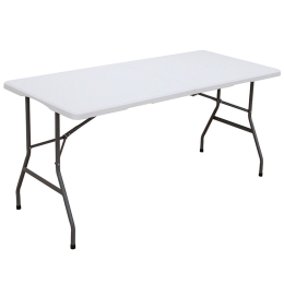 Τραπέζι Κέτερινγκ (Βαλίτσα) 41.0203 181x70x74cm White-Grey Zita Plus