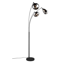 Φωτιστικό Δαπέδου Lumina 417000332 71x68x200cm 3xE14 10W Chrome-Black Trio Lighting