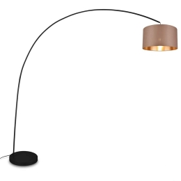 Φωτιστικό Δαπέδου Mansur 419200141 200x45x210cm 1xE27 60W Taupe-Black Trio Lighting