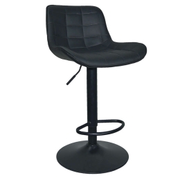 Σκαμπό Μπάρ Bar93 43.2762 Με Αμορτισέρ Black