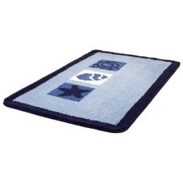 Πατάκι Μπάνιου Beach 4581 Light Blue Kleine Wolke 55Χ65 Acrylic