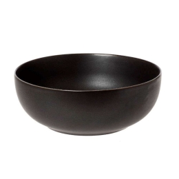 Σαλατιέρα 47.600.12 23cm Black Matte Cryspo Trio Medium Πορσελάνη