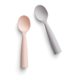 Κουτάλια Βρεφικά Σιλικόνης Des.14 (Σετ 2τμχ) 13,5cm Caramel Miniware 2 τμχ EVA