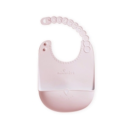 Σαλιάρα Σιλικόνης Des.12 Pink Miniware Σιλικόνη