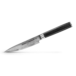 Μαχαίρι Γενικής Χρήσης Damascus SD-0021 13,5cm Black Samura Ανοξείδωτο Ατσάλι