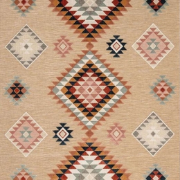 Χαλί Garden 65510N Beige-Multi New Plan 133X190cm