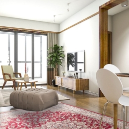 Χαλί Sonia 551/301220 - Red-Beige New Plan 160X230cm