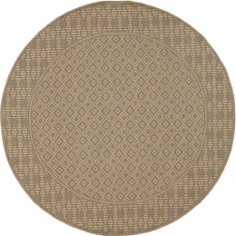 Χαλί Sahara 082A Beige Round New Plan 200X200cm Round