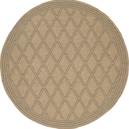 Χαλί Sahara 124A Beige Round New Plan 120X120cm Round
