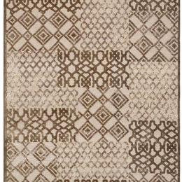 Σετ Χαλιά Κρεβατοκάμαρας 3Τμχ. Venice 8881B Brown-Beige New Plan SET(2 67X150&67X210) Chenille-Πολυέστερ