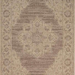 Χαλί Ethnik 204005C Brown-Caramel Beige New Plan 200X285cm