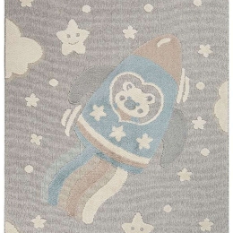 Χαλί Bubbles 110 Ivory-Grey New Plan 125X185cm