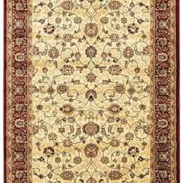 Χαλί Persia 1536 Burgundy Με Κρόσσι New Plan 133X190cm