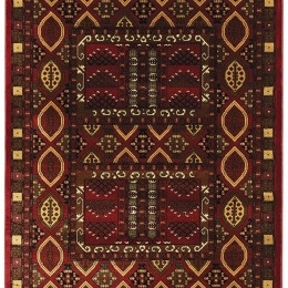 Χαλί Persia 2273 Burgundy Με Κρόσσι New Plan 133X190cm