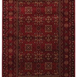 Χαλί Persia 315 Burgundy Με Κρόσσι New Plan 133X190cm
