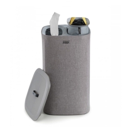 Καλάθι Απλύτων Tota 50001 60Lt 50001 71x39,5x39,5cm Light Grey Joseph Joseph Βαμβάκι