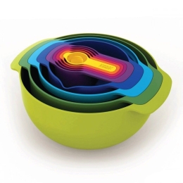 Μπωλ - Μεζούρες Nest 9 Plus (Σετ 9Τμχ) 40031 Multi Joseph Joseph Συνθετικό Υλικό