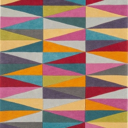 Χαλί Funk Triangles Multi Asiatic London 140X200cm