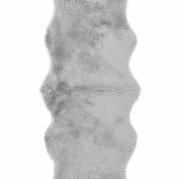 Χαλί Auckland Luxury Faux Sheepskin Silver Asiatic London 70X200cm