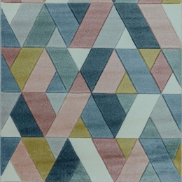 Χαλί Sketch SK02 Rhombus Multi Asiatic London 80X150cm