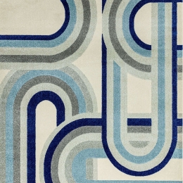 Χαλί Nova Retro NV30 Blue Asiatic London 80X150cm