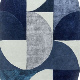 Χαλί Matrix 74 Oval Indigo Asiatic London 160X230cm