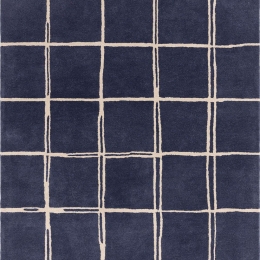 Χαλί Albany Grid Marine Asiatic London 160X230cm