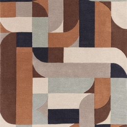 Χαλί Matrix 88 Klotski Terracotta Asiatic London 160X230cm